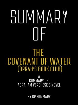 cover image of Summary of the Covenant of Water (Oprah's Book Club) by Abraham Verghese